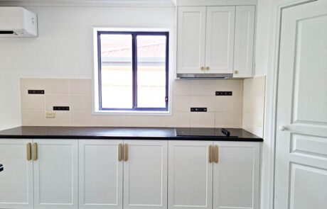 White Colonial Kitchen Joinery